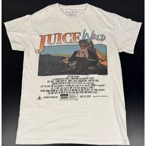 Juice Wrld 999 Club Legends Never Die T-Shirt White Small
